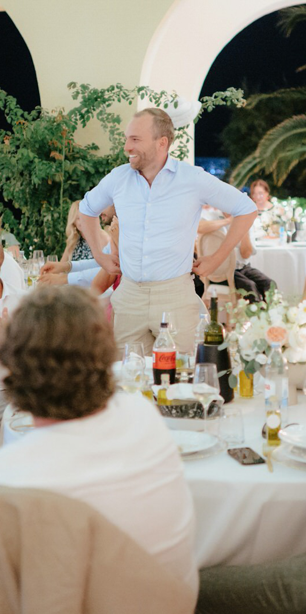Sven van de Kamp speaking at an event
